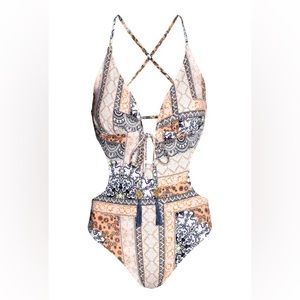 Cut-out Boho Swimsuit